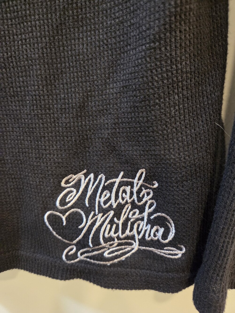 Metal Mulisha Black Lace Long Sleeve Top Small - Picture 2 of 6